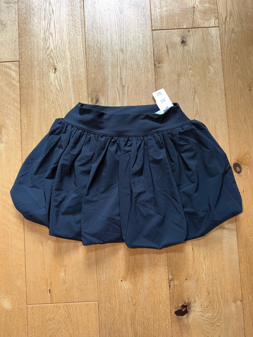Abercrombie & Fitch YPB Women's Black Puff Tennis Mini Skort